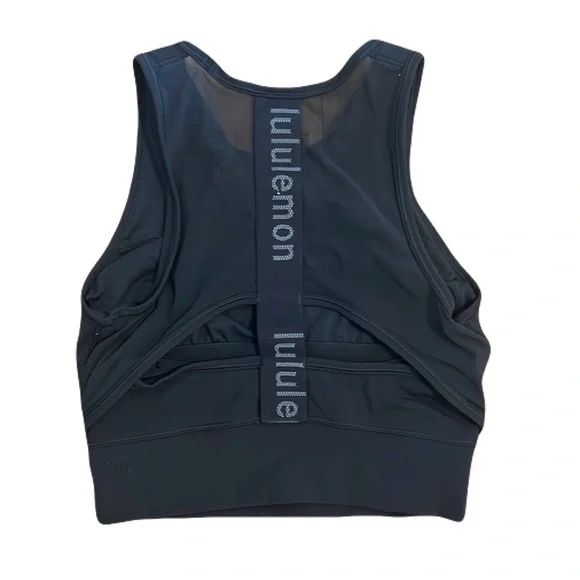 Lululemon Athletica Mesh-Back Training
Cropped Tank Top Sz 14 XL Graphite Gray - Picture 5 of 8